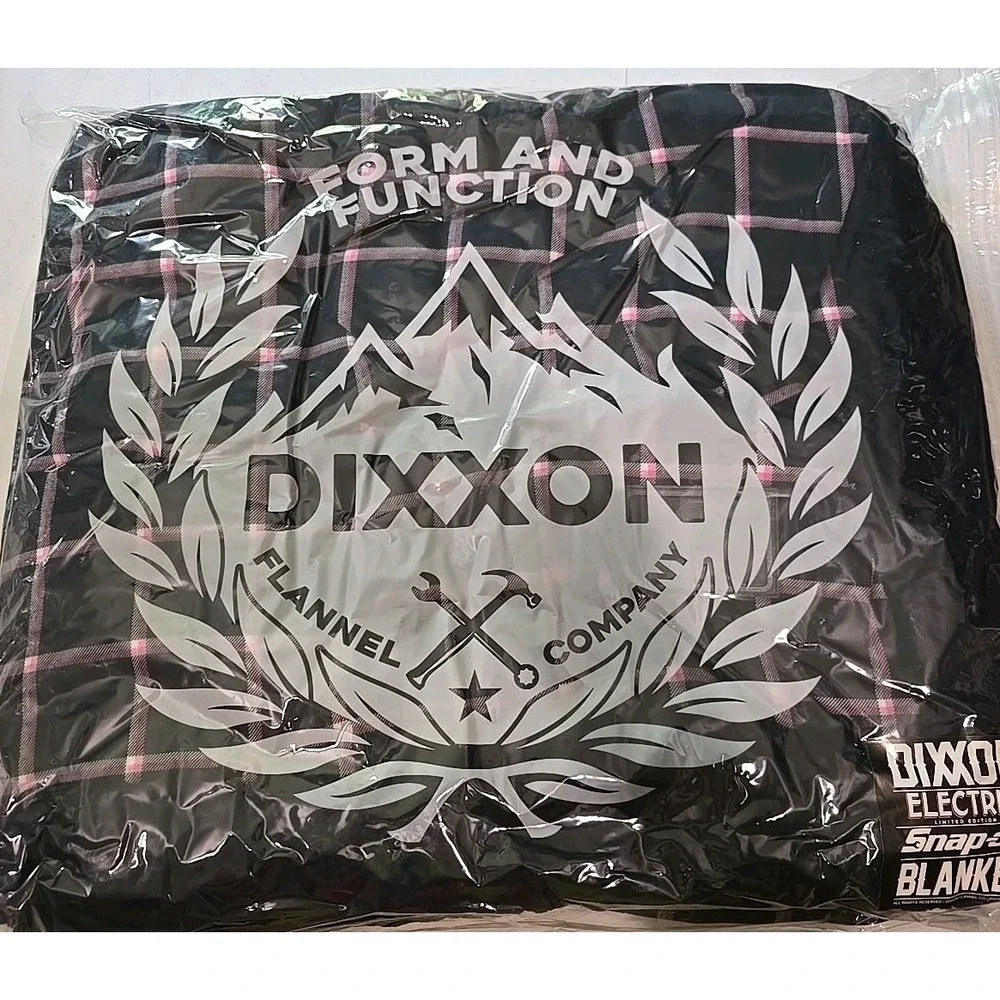 Snap-On Dixxon Limited Edition Electric‎ Throw Blanket Pink New Unopened 2025